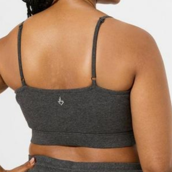 Torrid Active Everyday Fleece Ultra Crop Tank Top Sz 2X Sport Bralette Grey NWT - Picture 7 of 7